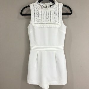 Topshop White Romper